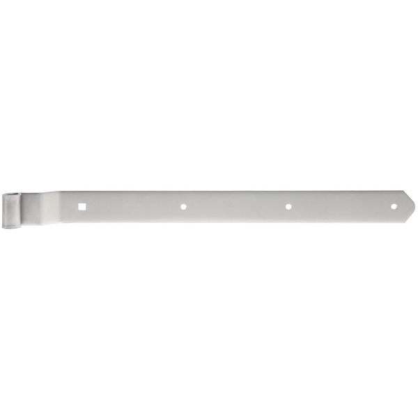 Ladenband, gekröpft, Abschluss abgerundet, Edelstahl, LxB 500x40mm, Rolle Ø13mm
