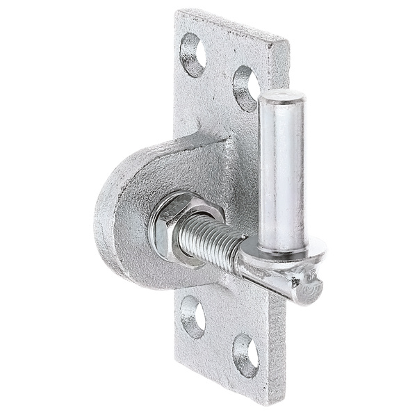 Kloben z.Anschrauben, verstellb., disp.DornØ13mm, Platte BxH45x105mm, Gewinde:M12