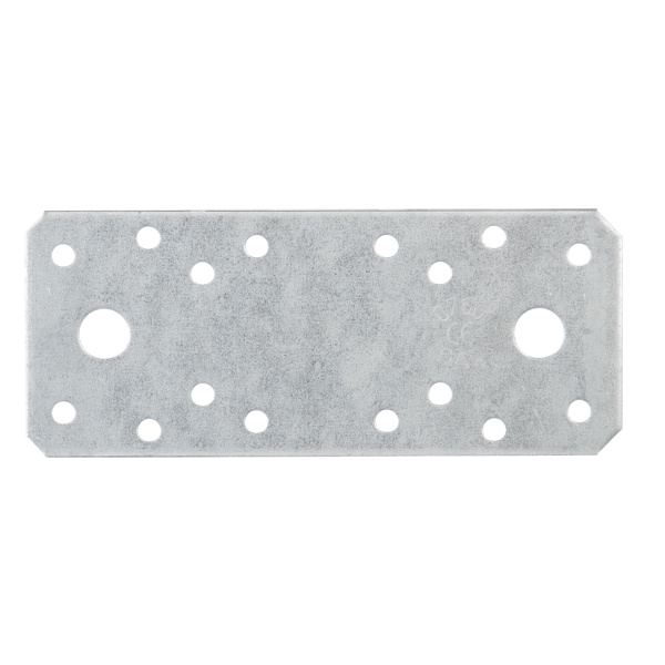 Flachverbinder, sendzimirverzinkt, LxB 133x55mm