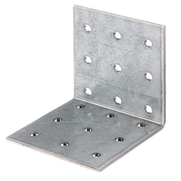 Lochplattenwinkel, sendzimirverzinkt, TxHxB 60x60x60mm, verpackt à 15 St.