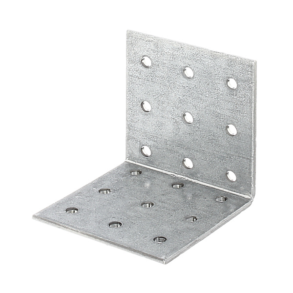 Lochplattenwinkel, sendzimirverzinkt, TxHxB 60x60x60x2,5mm