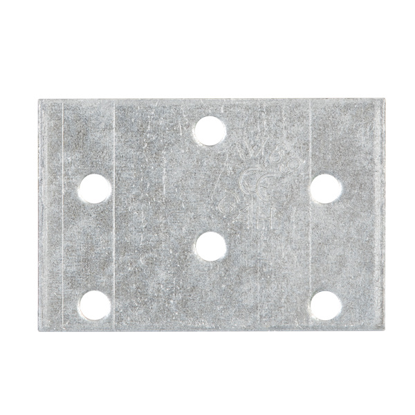 Flachverbinder, sendzimirverzinkt, LxB 60x40mm