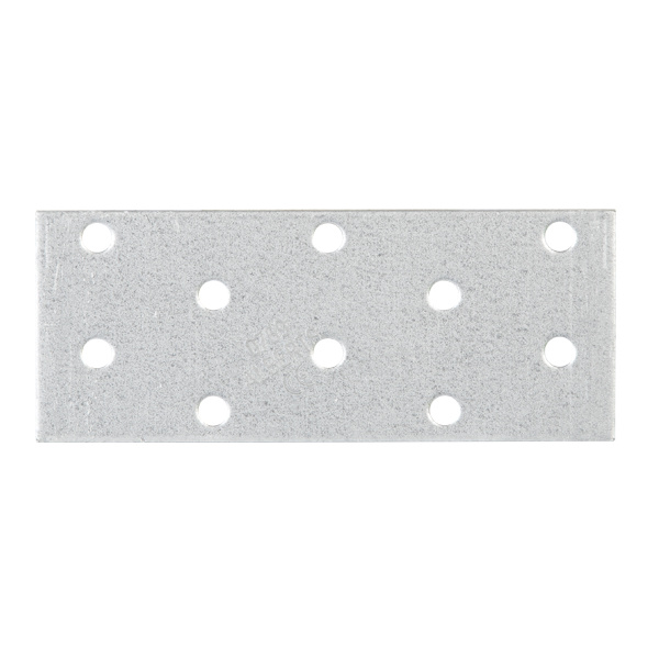 Flachverbinder, sendzimirverzinkt, LxB 100x40mm