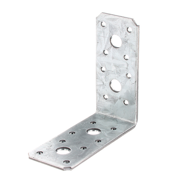 Winkelverbinder, sendzimirverzinkt, TxHxB 90x90x40mm, verpackt à 6 St.