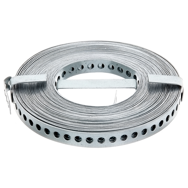 Lochband, sendzimirverzinkt, Breite 12mm, Länge 10 m