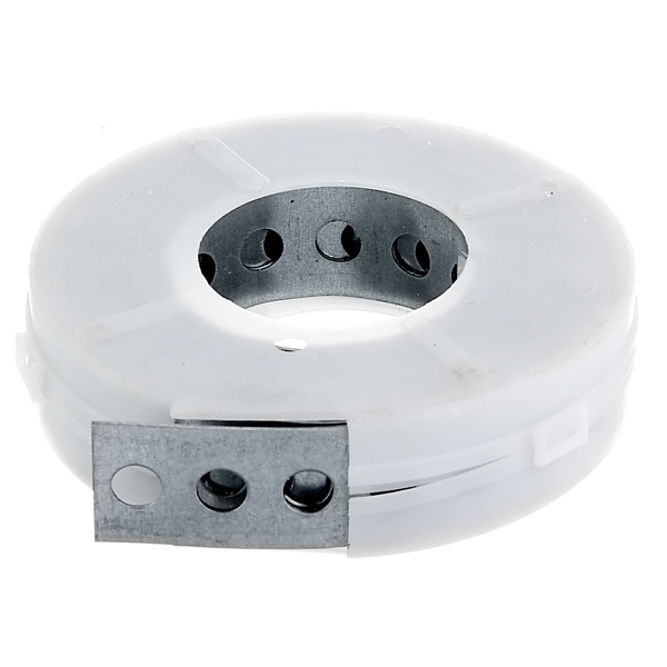 Lochband, sendzimirverzinkt, in Abrollkassette, Breite 20mm, Länge 3,0 m