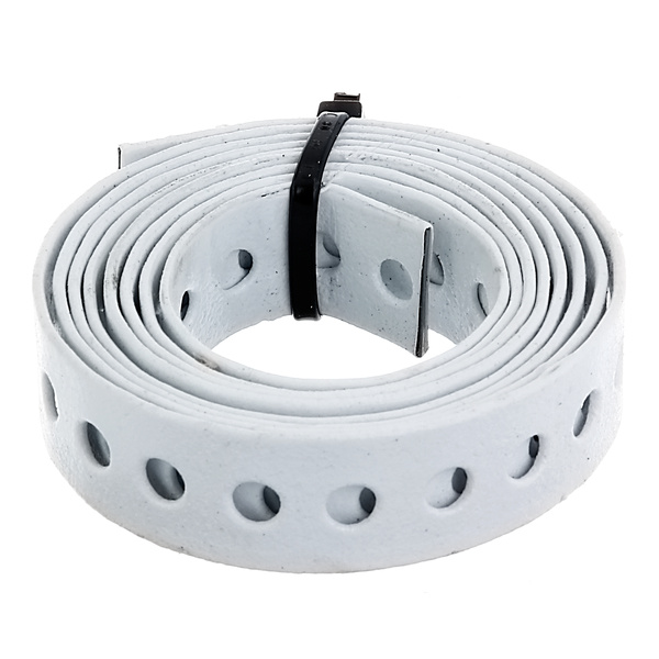 Lochband, verzinkt, weiß kstbesch., Breite 17mm, Länge 1,5 m