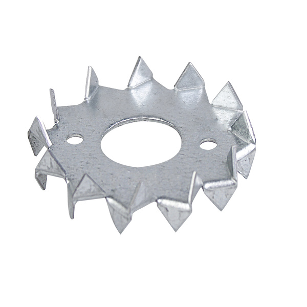 Scheibendübel mit Zähnen, doppelseitig, sendz.vz., Außen:Ø50mm, Innen:Ø17mm