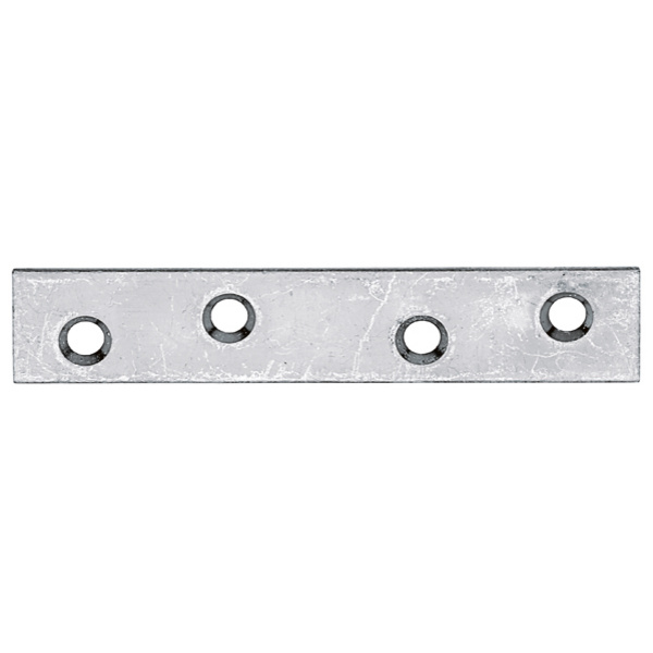 Flachverbinder, sendzimirverzinkt, LxB 80x15mm, verpackt à 8 St.