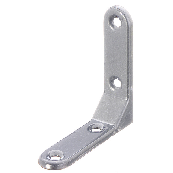 Zierwinkel, geprägt, aluminiumgrau kunststoffbeschichtet, TxHxB 75x75x20mm