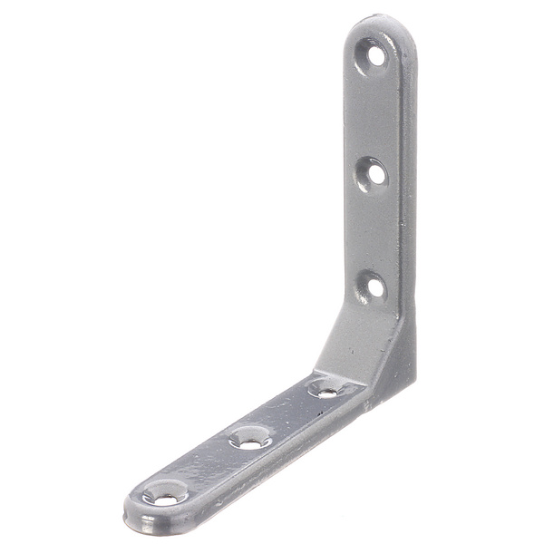 Zierwinkel, geprägt, aluminiumgrau kunststoffbeschichtet, TxHxB 103x103x21mm
