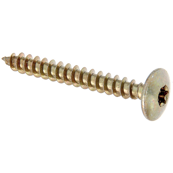 Holzschraube, Maxi-Fix, gelb verzinkt, SxL Ø6x50mm, Box à 4 St.