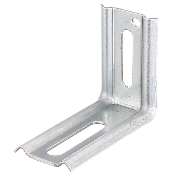 Verstellwinkel, 90°, geprägt, mit Langloch, sendzimirverzinkt, TxHxB 50x70x30mm