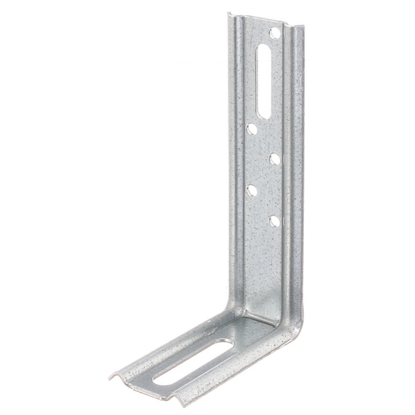 Verstellwinkel, 90°, geprägt, mit Langloch, sendzimirverzinkt, TxHxB 120x70x30mm