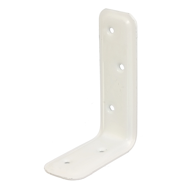 Stützwinkel, geprägt, zinkphosphatiert, weiss beschichtet, TxHxB 80x120x40mm