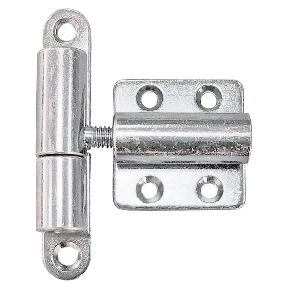 Aushebescharnier, verstellbar, disp., LxB 83x15, Platte LxB 40x40mm