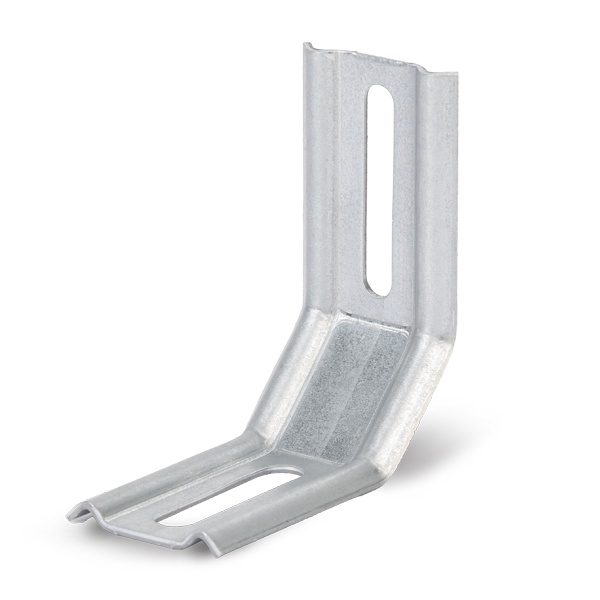 Verstellwinkel, geprägt, mit Langloch, sendzimirverzinkt, 50/30/50/32mm