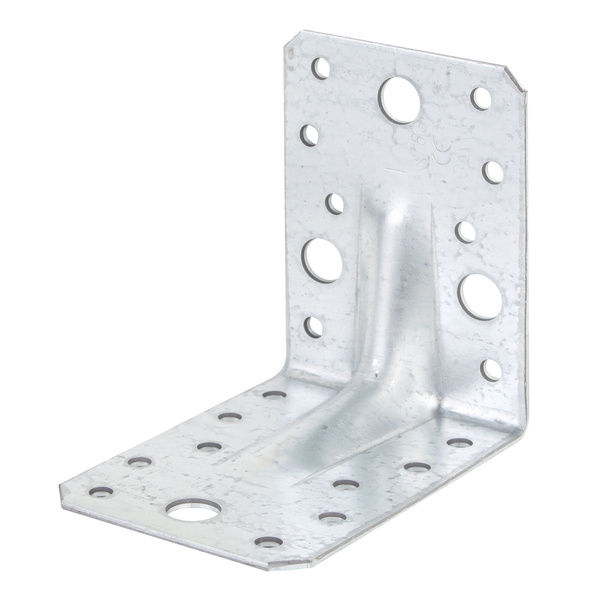 Schwerlast-Winkelverbinder m.Sicke, sendzimirverzinkt, TxHxB 90x90x65mm, 25St., PRO