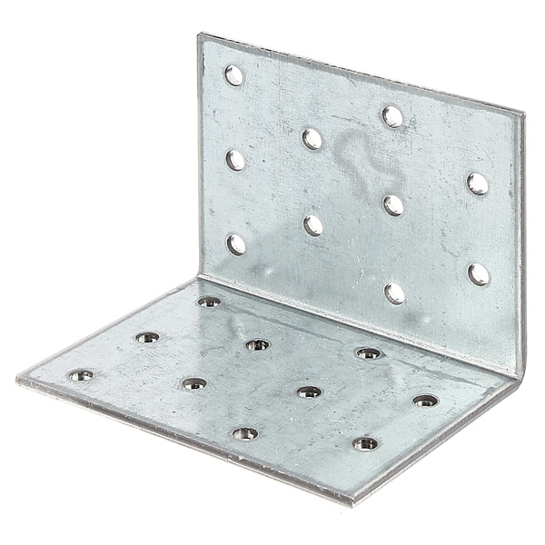 Lochplattenwinkel, sendzimirverzinkt, TxHxB 60x60x80x2,5mm, PRO
