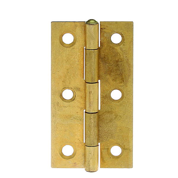 Scharnier, Messing, LxB 64x34mm