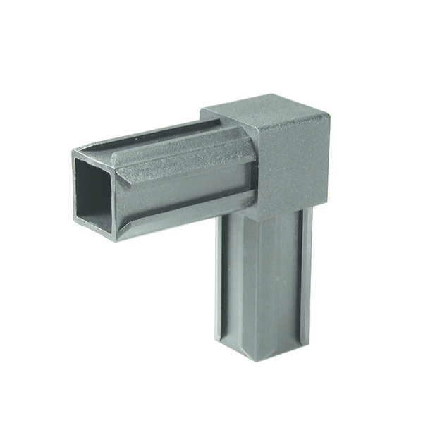 XD-Rohrverbinder 90°, Kunst. schwarz, für 30x30x2mm