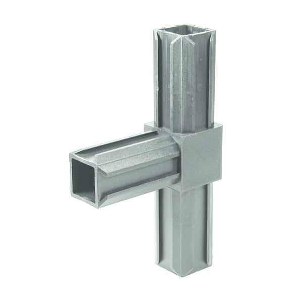 XD-Rohrverbinder T-Stück, Kst. schwarz, für Stärke 30x30x2mm