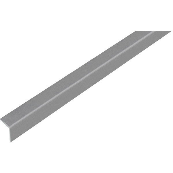 Winkelprofil, selbstklebend, gleichsch., PVC grau met., LxBxHxS 2600x20x20x1,5mm