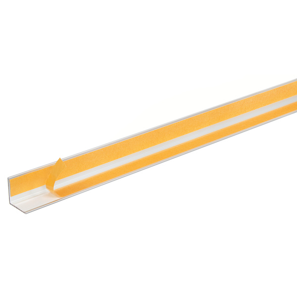 Winkelprofil, selbstklebend, gleichsch., Alu silber elox., LxBxHxS 1000x30x30x2,0mm