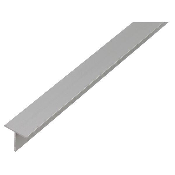 T-Profil, Alu silber elox., LxBxHxS 1000x15x15x1,5mm