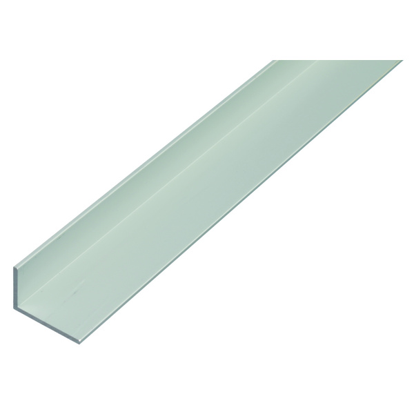 Winkelprofil, ungleichsch., Alu silber elox., LxBxHxS 2000x30x20x2mm