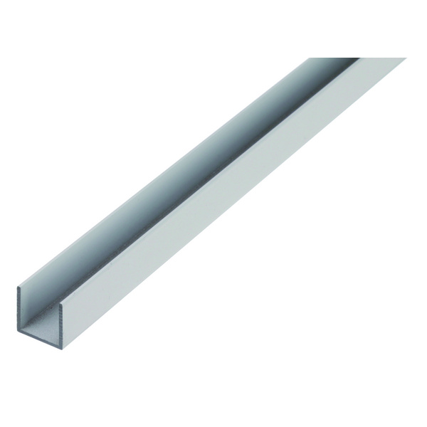 BA-Profil, U-Form, Alu natur, LxBxHxS 1000x8x8x1mm