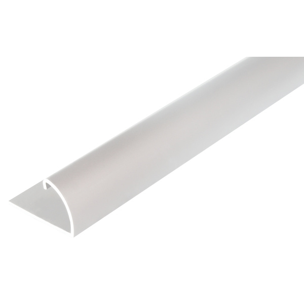 Abschlussprofil, Alu silber elox., LxBxHxlichte H 1000x25x13x9mm