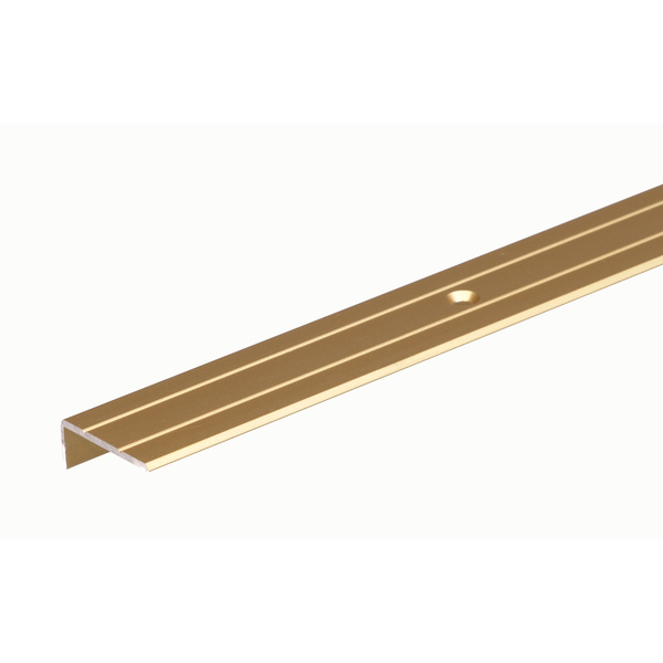 Treppenkanten-Schutzprofil, Alu gold elox., LxBxHxS 1000x25x20x1,5mm