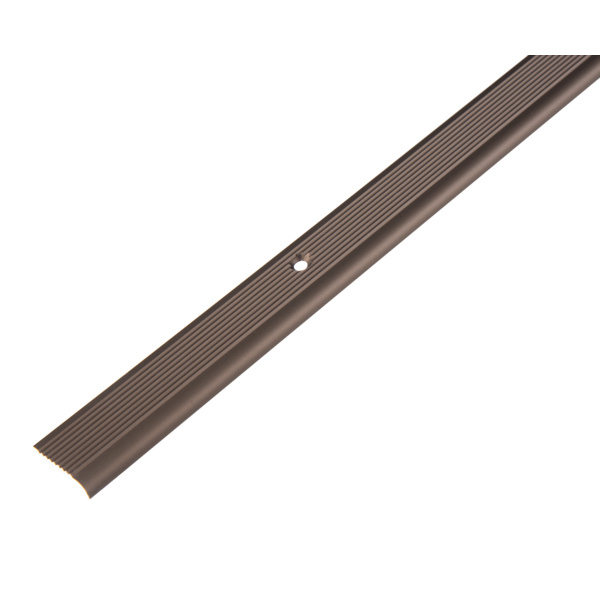 Treppenkanten-Schutzprofil, Alu bronze elox., LxBxHxS 1000x23x5,0x1,8mm