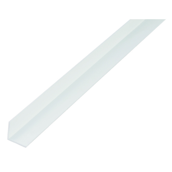 Winkelprofil, gleichsch., PVC weiß, LxBxHxS 2000x60x60x2mm