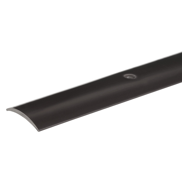 Übergangsprofil, Hart-PVC, schwarz, LxBxS 900x30x1,0mm