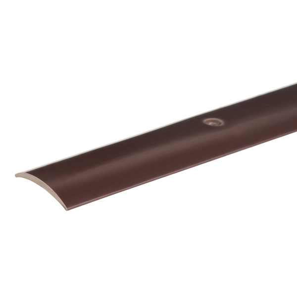Übergangsprofil, Hart-PVC, braun, LxBxS 900x30x1,0mm