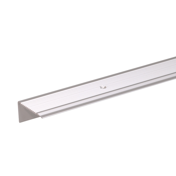 Treppenkanten-Schutzprofil, Alu silber elox., LxBxHxS 1000x45x23x2,5mm