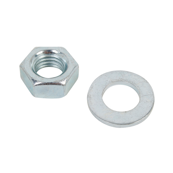 Mutter und Unterlegscheibe, Edelstahl, Gewinde M10, verp. à 2 St.