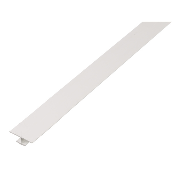 H-Profil, PVC weiß, LxB obenxHxB unten 1000x25x6x10mm