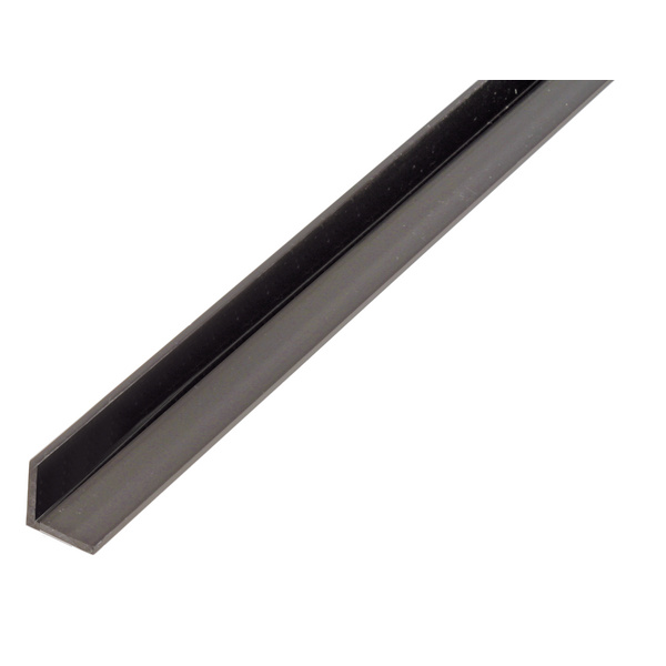 Winkelprofil, gleichsch., PVC schwarz, LxBxHxS 1000x30x30x2mm
