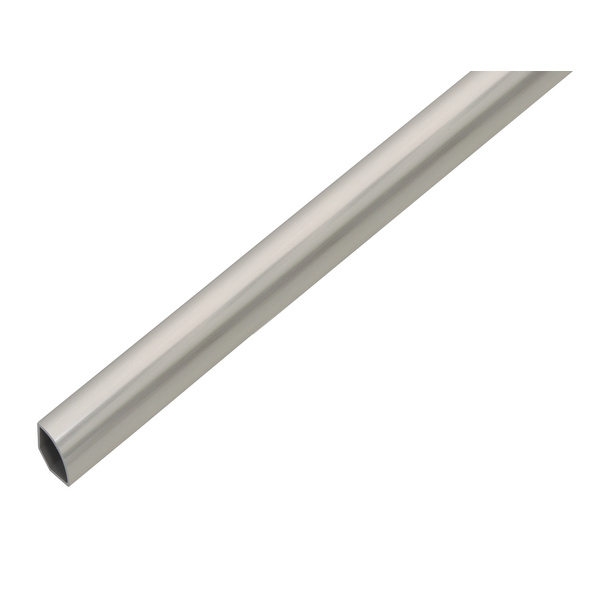 Viertelkreisprofil, PVC VA-Optik, LxBxHxS 1000x15x1,2mm