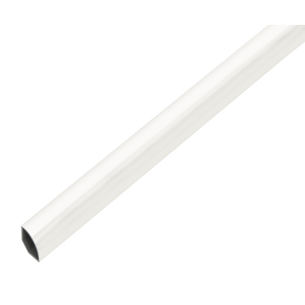 Viertelkreisprofil, PVC weiß, LxBxHxS 1000x15x1,2mm