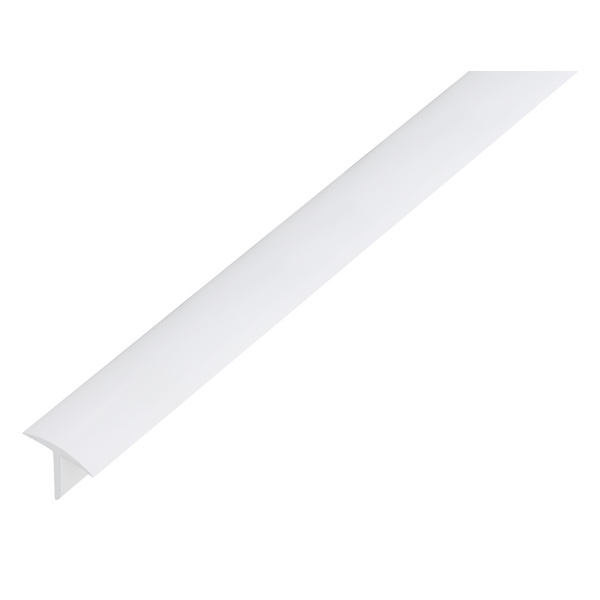 T-Profil, PVC weiß, LxBxHxS 1000x25x18x2mm