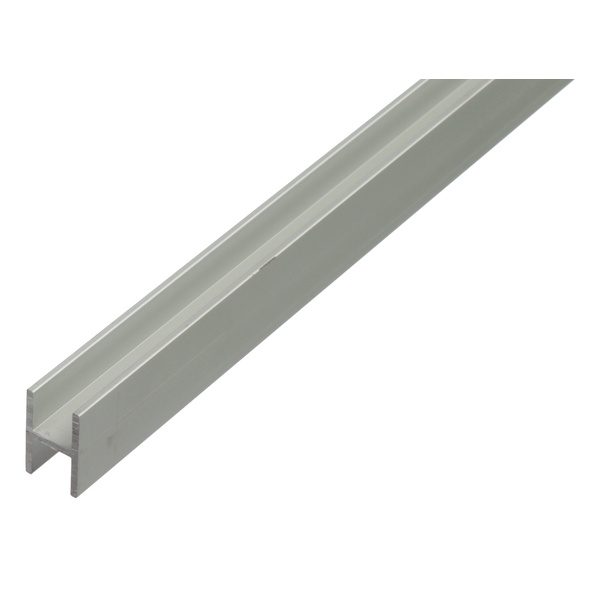 H-Profil f.Spanplatten 16/19mm, Alu silber elox., LxBxS 1000x22x30x1,5mm