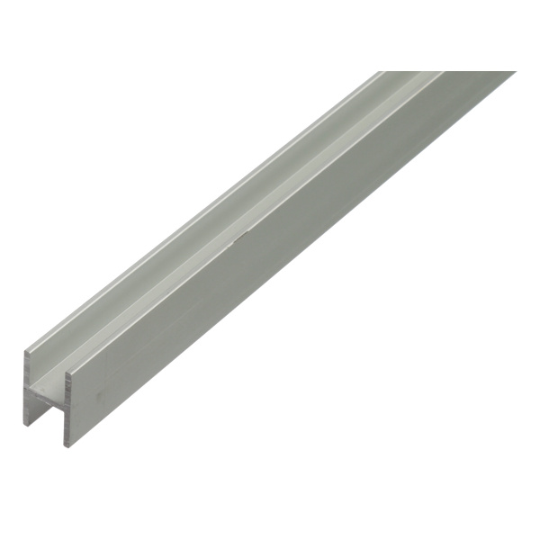 H-Profil f.Spanplatten 16/19mm, Alu silber elox., LxBxS 2000x22x30x1,5mm