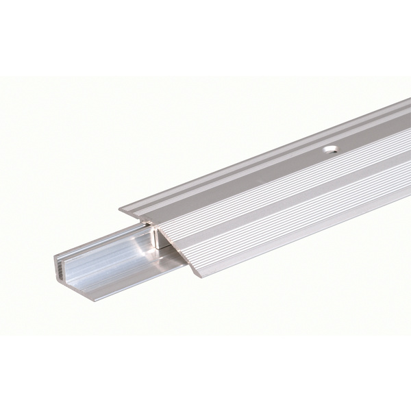 Ausgleichsprofil Pro, Set f.Beläge7-15mm, Alu blank/silber elox., LxB 900x44mm