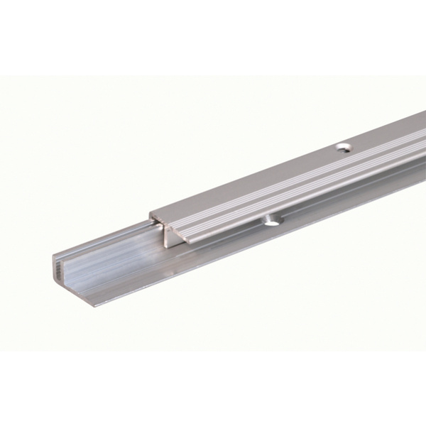 Abschlussprofil Pro, Set f.Beläge7-15mm, Alu blank+ Alu silber elox., LxB 900x22mm