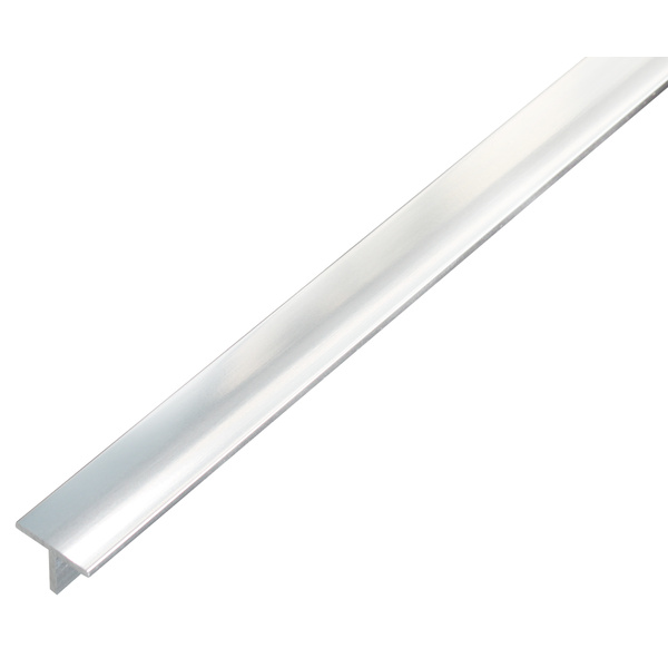 T-Profil, Alu, chromdesign, LxBxHxS 1000x15x15x1,5mm