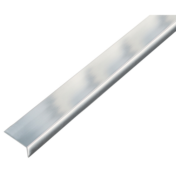 Winkelprofil, selbstklebend, ungleichsch., Alu, chromdesign, LxBxHxS 1000x25x15x1,5mm